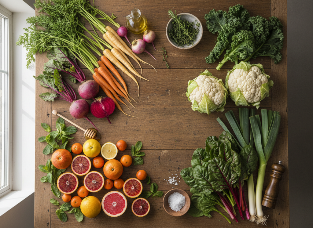 Fruits et légumes mars